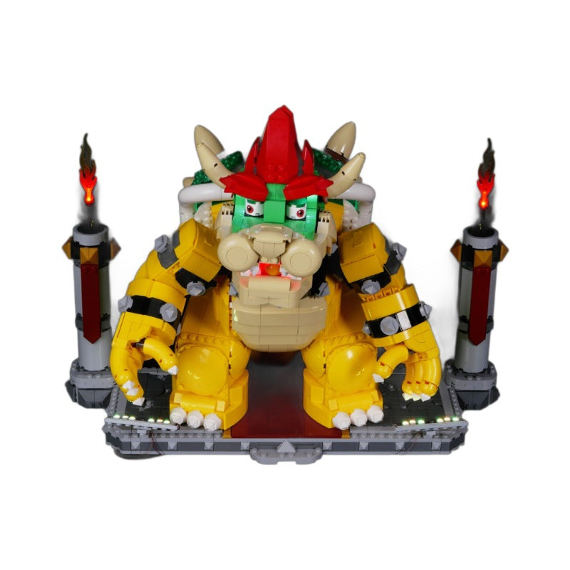 DIY building block lighting suitable for LEGO 71411 powerful Cool King building block assembly LED remote control lighting