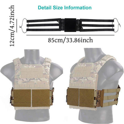 Tactical vest quick release buckle belt vest universal Molle quick release buckle Jpc Cpc6094 420N vest buckle