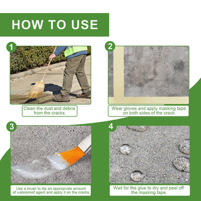 Transparent Waterproof Adhesive External Wall Roof Tile Wall Leak Repair Glue Multi-Purpose Sealing And Leak Proof Glue