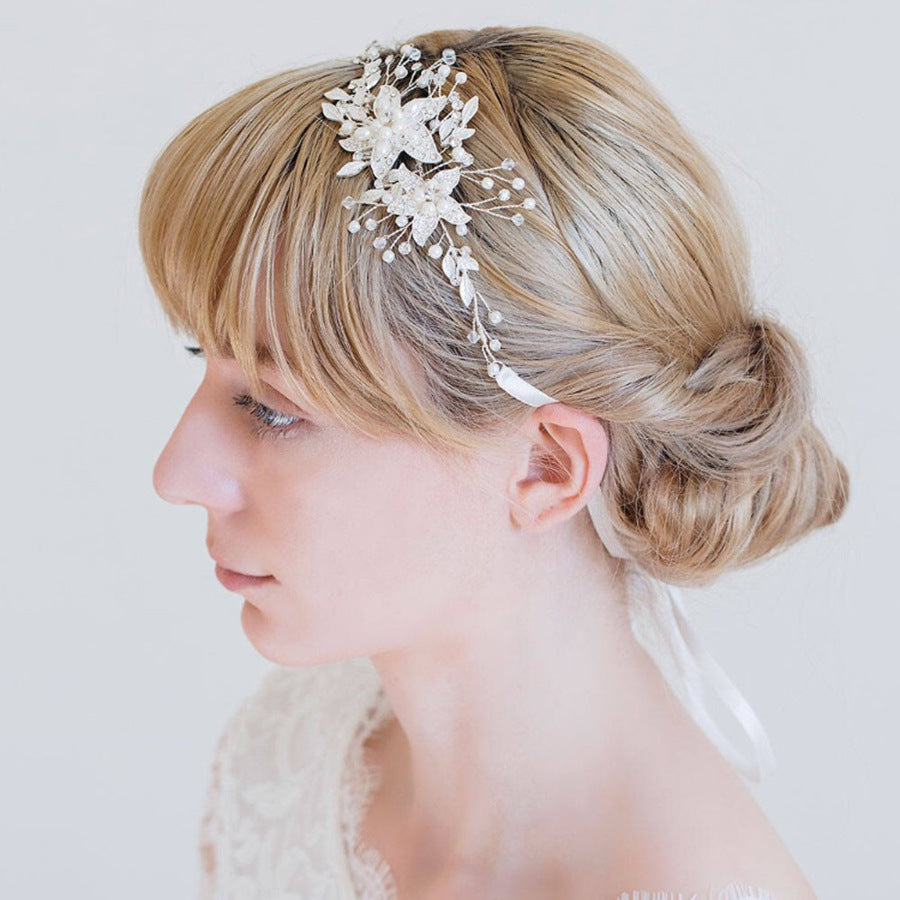 Gold & Silver Rhinestone Alloy Headdress