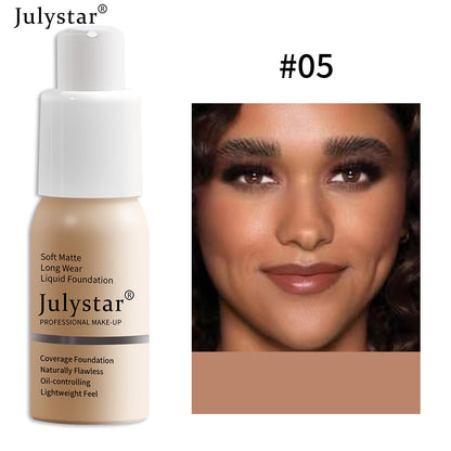 Liquid Foundation Concealer Long-Lasting Moisturizing Oil Control BB Cream Foundation Makeup