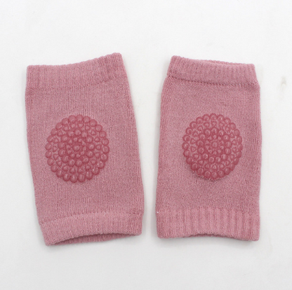 1Pair Soft Anti-slip Safety Crawling Elbow Cushion Knee Pad Semi-combed cotton terry dispensing Baby Infant Born Toddler Kids