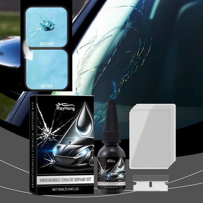 Car Windshield Repair Fluid Set, Car Front Windshield Repair Cracks Clear Vision