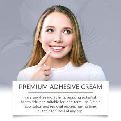 Denture Denture Fixing Adhesive, Improve Comfort Care Denture Loose Adhesive Fixation Cream