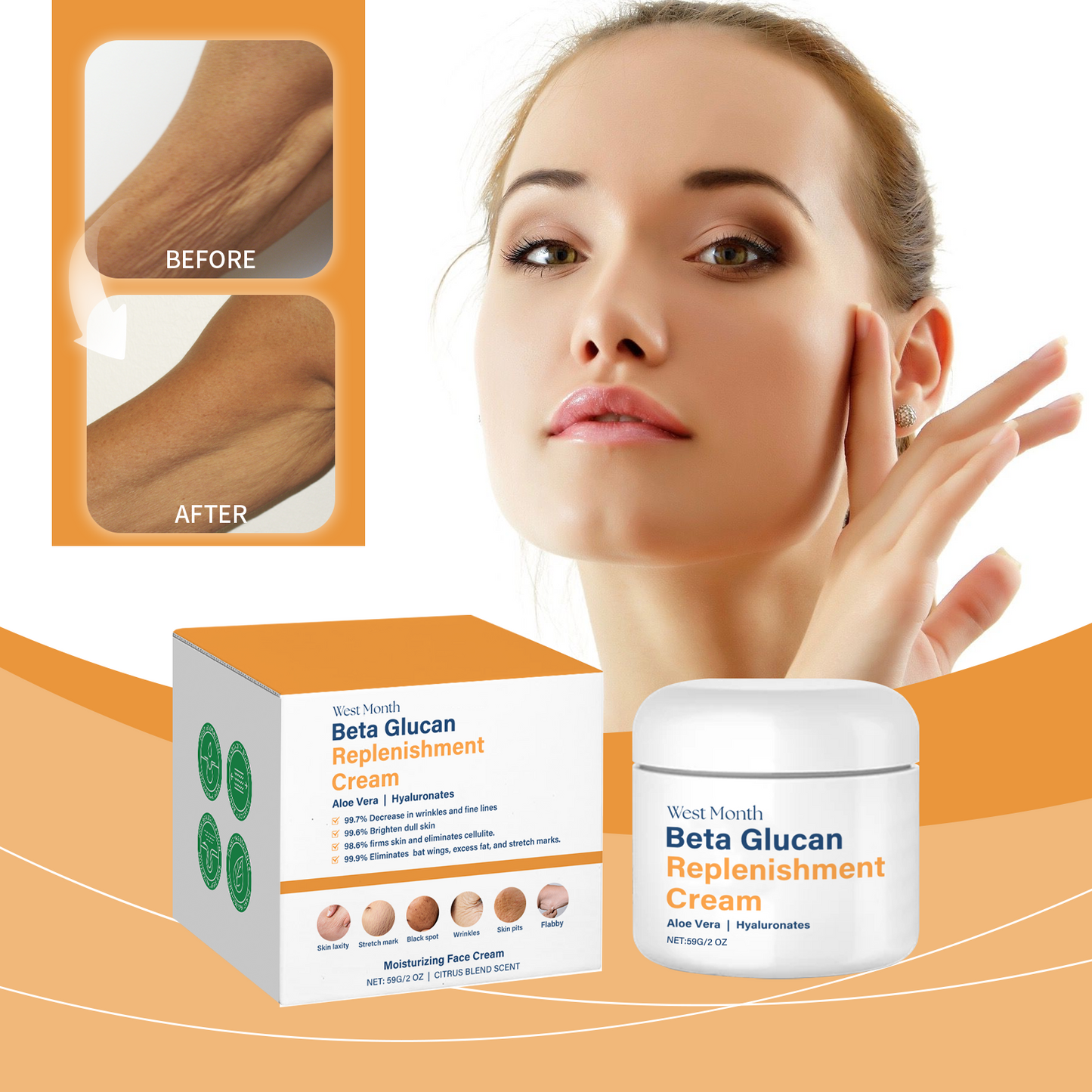 Firming Skin Cream Gentle Nourishing Firming Skin Elastic Skin Hydrating Moisturizing Cream