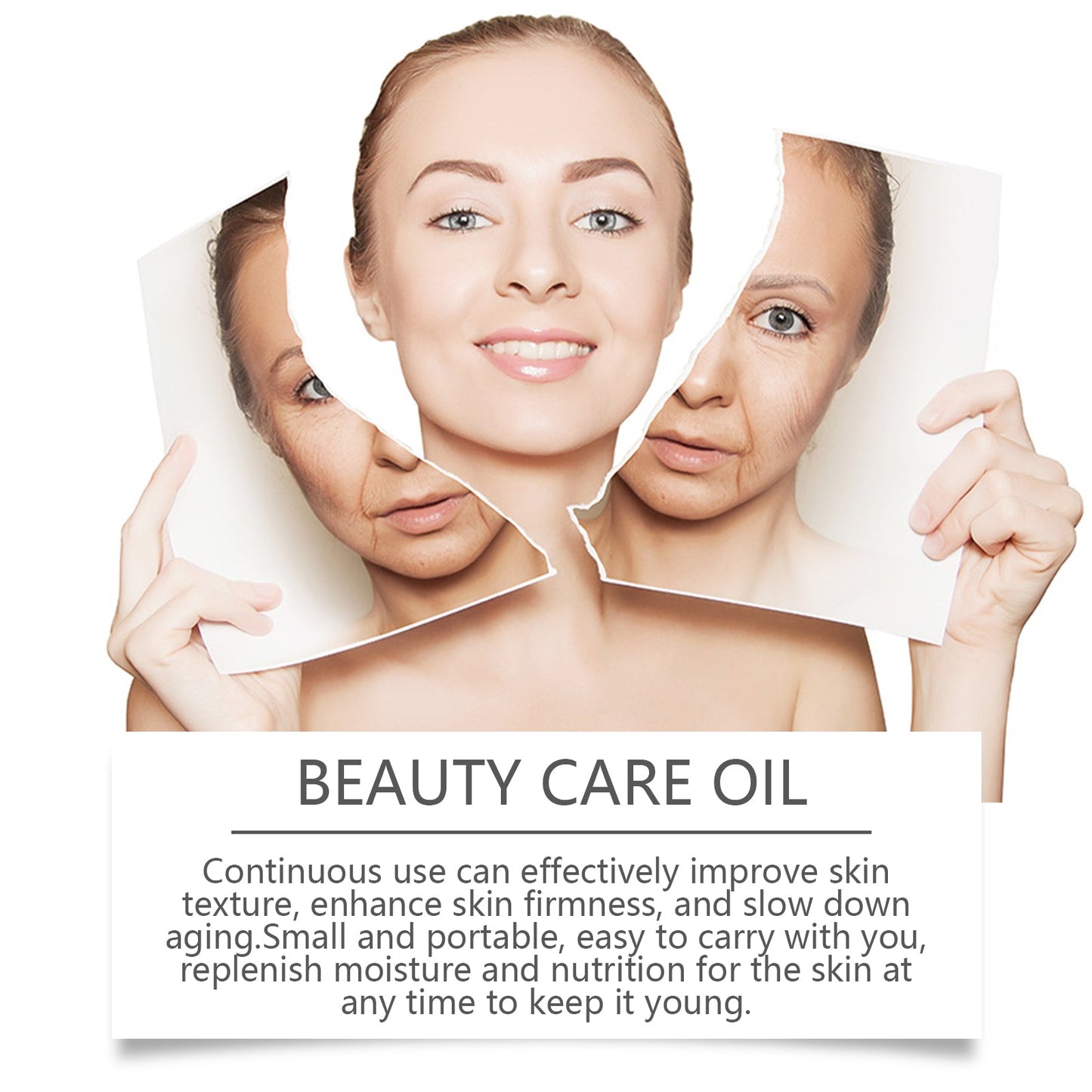 Facial Moisturizing Essential Oil Moisturizes And Moisturizes Facial Skin, Brightens, Darkens And Lightens Fine Lines