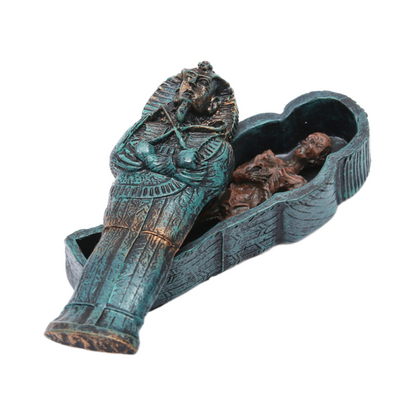 Mummy coffin fish tank resin ornaments