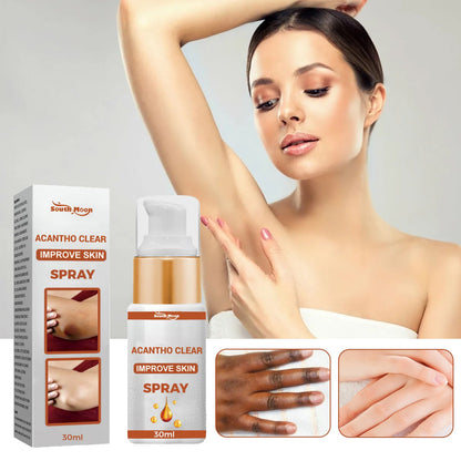 Acantho Clear Improve Skin Spray, Repair Black Spot, Elbow Knee Joint Black Whitening Skin Spray