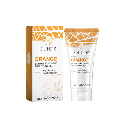 Enzymes Exfoliating Brightening Gel, Gentle Exfoliating Cleansing Gel Deeply Purifies Pores, Removes Blackheads And Brightens Skin