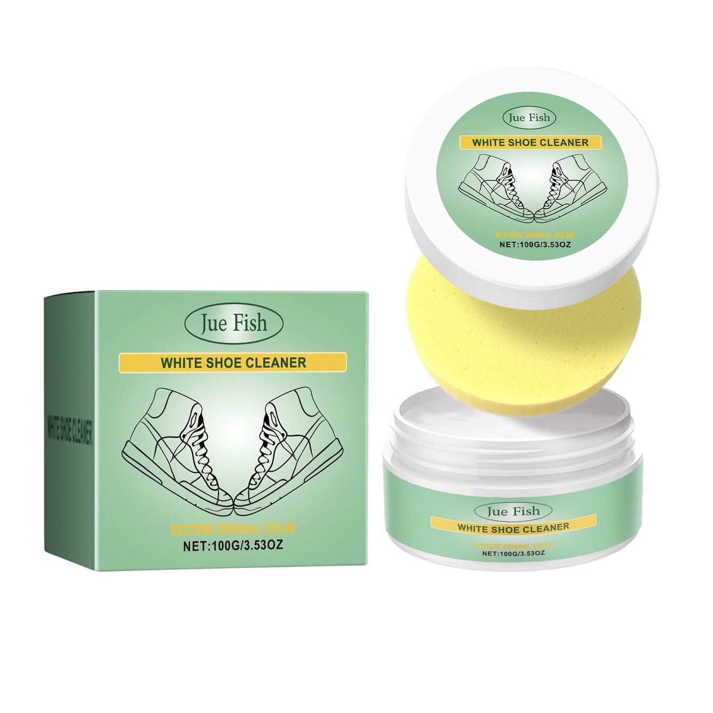 White Shoe Cleaning Cream Clean Leather Bag Small White Shoes Free Wash Maintenance Portable Cleaning Cream