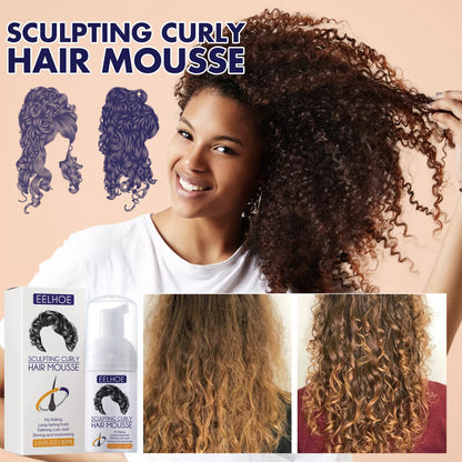 Elastin, Anti-Frizz Curly Hair Volumizing Natural Fluffy Moisturizing Styling Perm Care Style