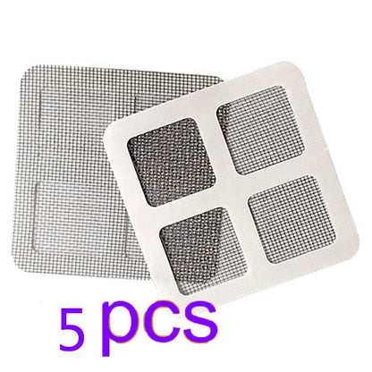 20pcs Summer Anti-Mosquito Fill In The Loophole Mosquito Window Screen Sticker Home Anti Mosquito Repair Screen Patch Stickers