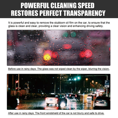 Car Windshield Cleaner, Car Windshield Cleaning Stains Rainproof And Fogging Cleaner