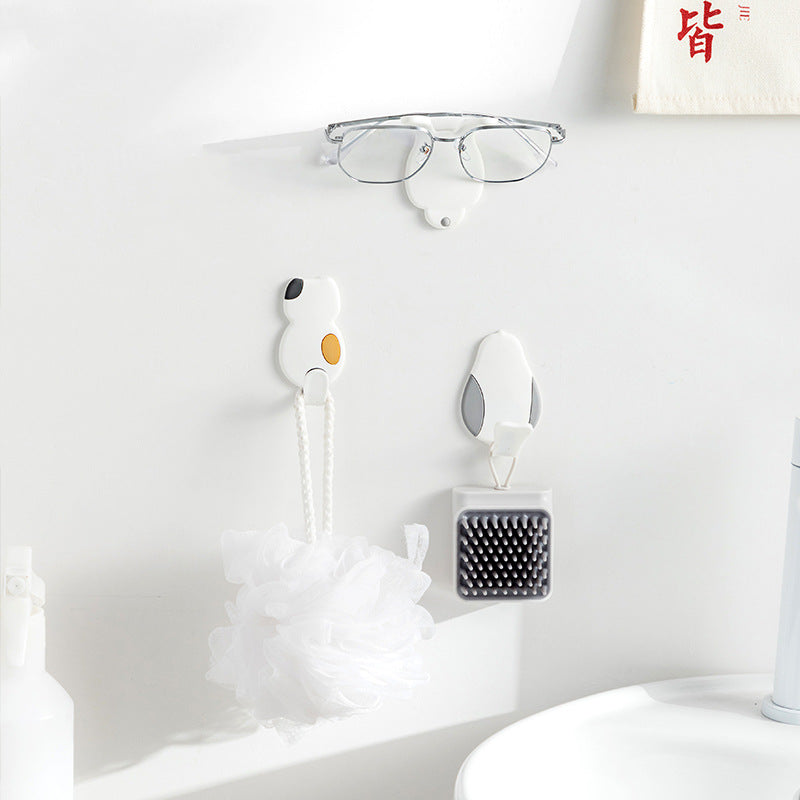 New Animal Hook Multi-Functional Punch-Free Wall Household Sticky Hook Kitchen Door Behind The Dormitory Without Trace Strong Hook