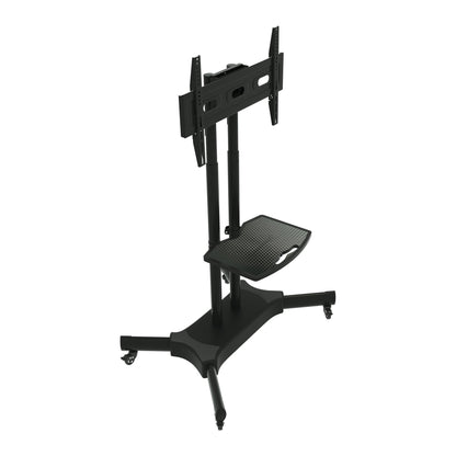 FANCO Universal Rotating TV Stand, suitable for 32-80 inch TVs, with adjustable tilt height and maximum VESA 600x400mm (black)