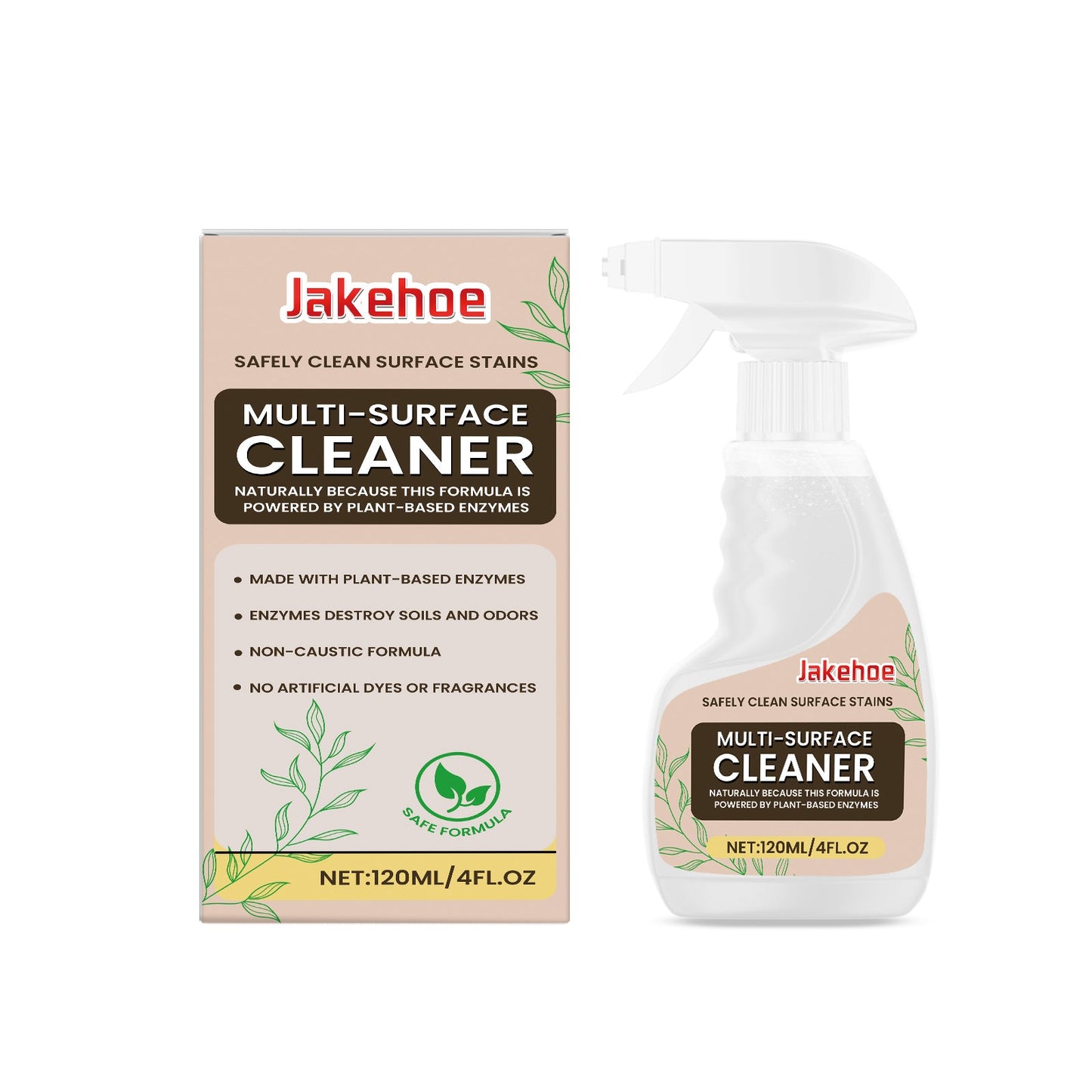 Multi-Surface Cleaner Kitchen Range Hood Sink Countertop Stain Removal Multi-Effect Cleaner
