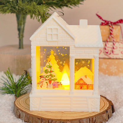 Christmas Gift LED Christmas Wind Light Electronic Candle Light Creative Night Light Christmas Tree Pendant Decorative Supplies