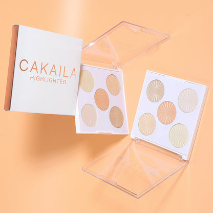 CAKAILA 5 color baking powder highlighting powder enhances silhouette contour