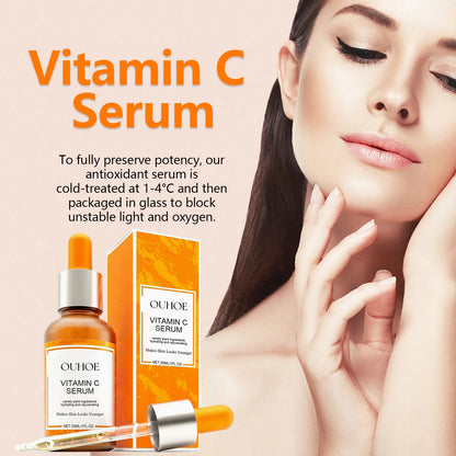Vitamin C Face Serum, Lighten Fine Lines And Tighten Facial Skin Anti-Aging Serum