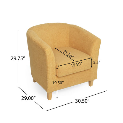 Cortina Fabric Club Chair