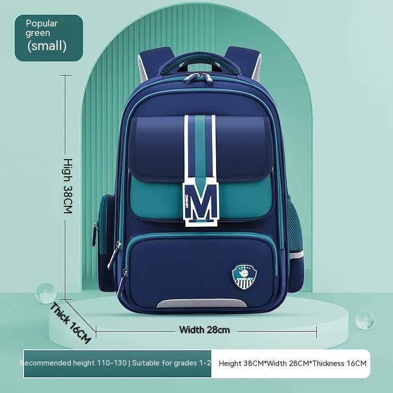 Spine-Supporting Primary School Backpack for Children
