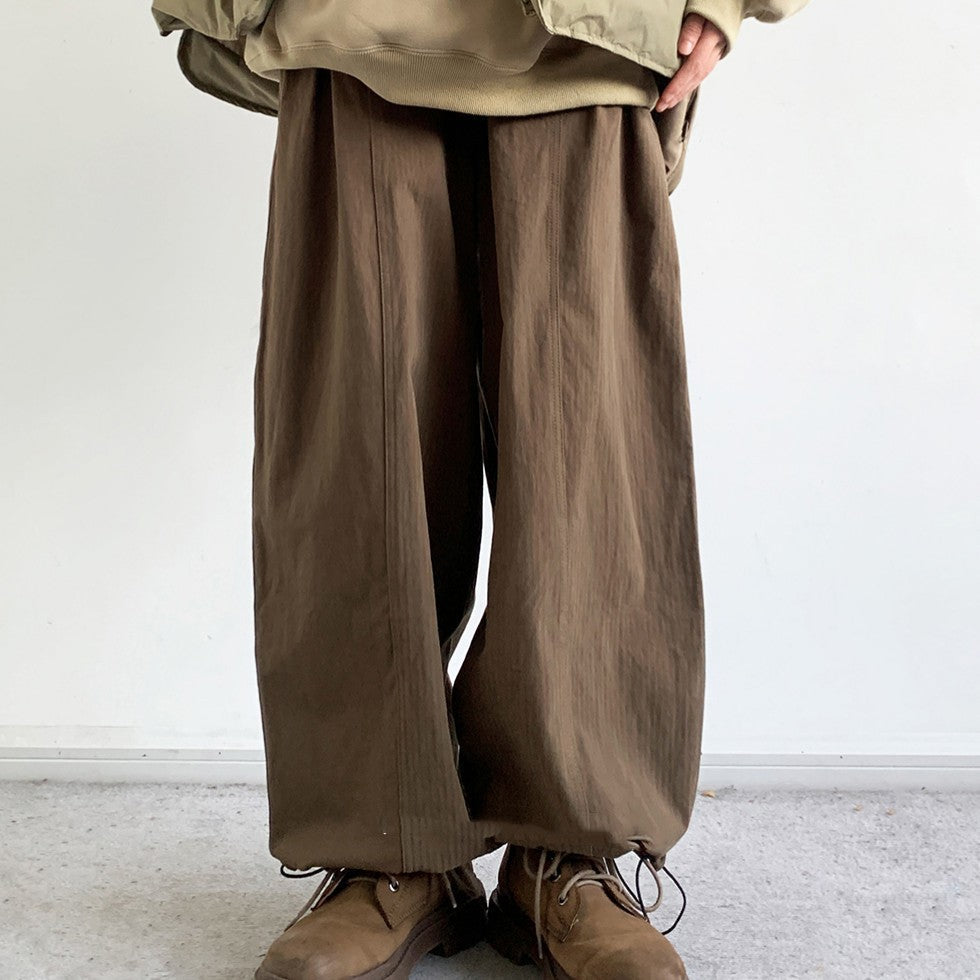 Solid Color Retro Japanese-style Casual Pants