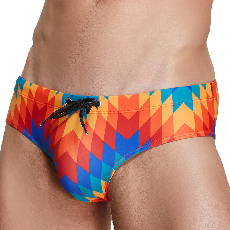 Fashion Personality Low Waist Casual Beach Hot Spring Sports Outdoor Dedicated New Triangle Swimming Trunks