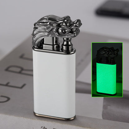 Blue Flame Double Fire Metal Lighter