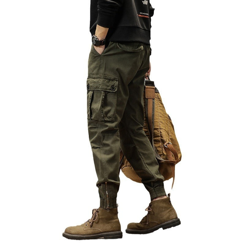 New Retro Ankle-tied Loose Overalls