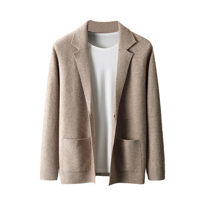 Cardigan Male V-neck Cardigan Knitted