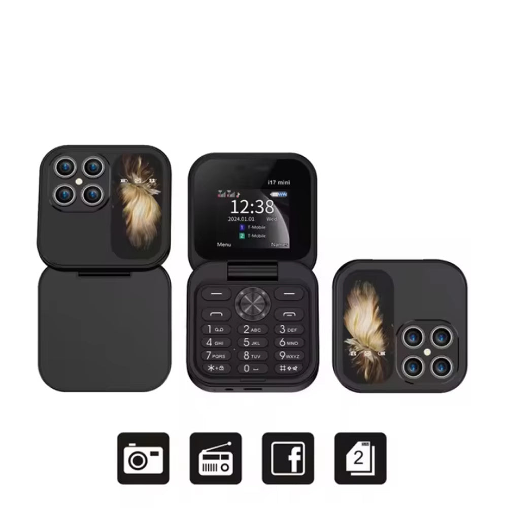 Folding Screen Dual Card Dual Standby 2G Mobile Phone