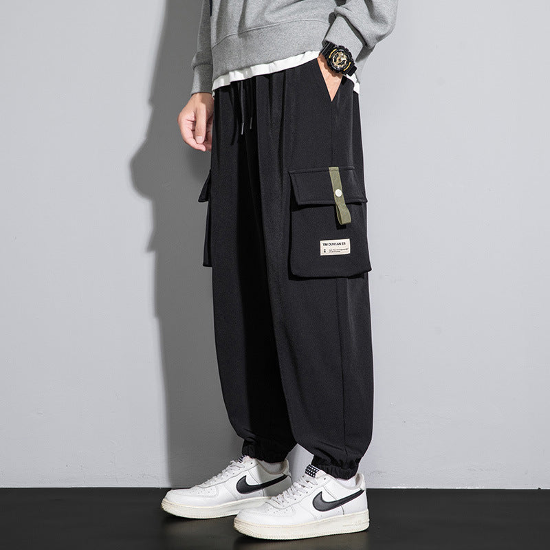 Plus Size Men's Loose Tapered Workwear Pants