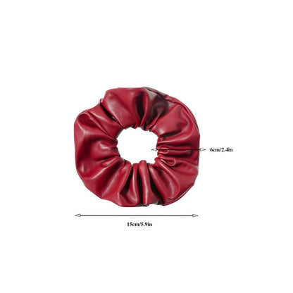 Ponytail New PU Large Intestine Hair Ring