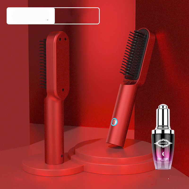 USB Rechargeable 2-In-1 Hair Dryer Brush
