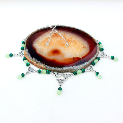 Witchcraft Irish Knot Chain Pagan Peacock Lvzhu