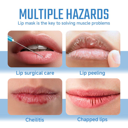 Collagen Lip Mask For Lip Protection Against Dry Cracks Fade Lip Lines And Dead Skin Moisture Lip Mask