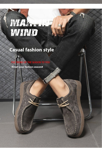 New Casual Korean Style Leather Sneakers