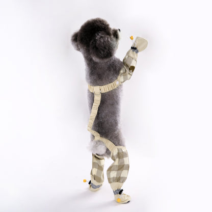 Autumn And Winter Dog Outing Dustproof Pants Skinny Clothes