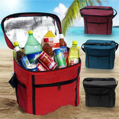 Oxford Fabric Cooler Bag Aluminum Foil Takeaway Meal Picnic Thermal Bag