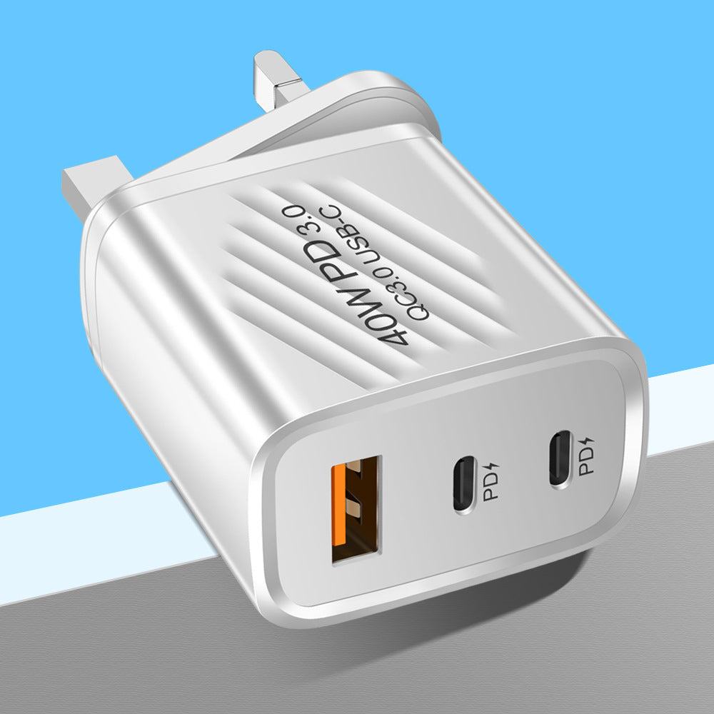 Dual PD+USB fast charging standard 40W TYPEC port