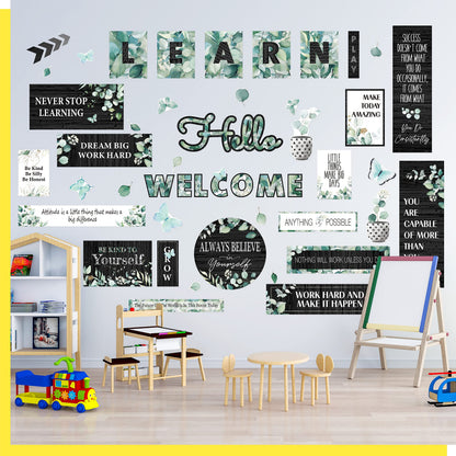 Gethelud 50PCS Modern Farmhouse Bulletin Board Decor 44.5x32.5cm Style 1
