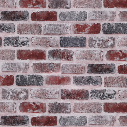 KUKANTST Brick Stone Peel and Stick Wallpaper 17.8"x472" Waterproof Vinyl Roll