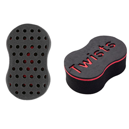 Wave-Shaped Sponge Hair Twist Brush