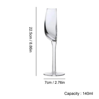 Creative Half Red Wine Cups Multi-use Vintage Tall Wine Glassware Long Stemmed Wine Champagne Glasses