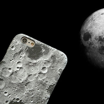 Moon surface texture for iphoneX case phone shell cosmos protective sleeve Tide