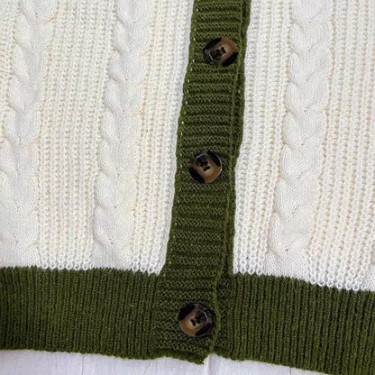 Women's Fashion Casual Woolen Cardigan Jacket