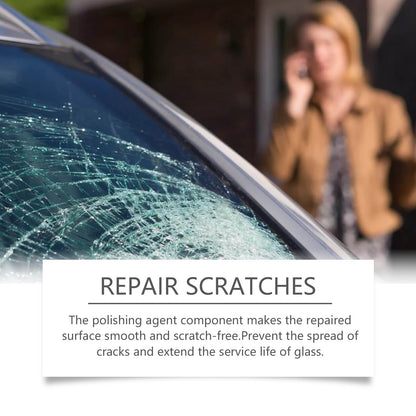 Automotive Glass Care Kit Automotive Windshield Cracks And Scratches Adhesive Repair Solution