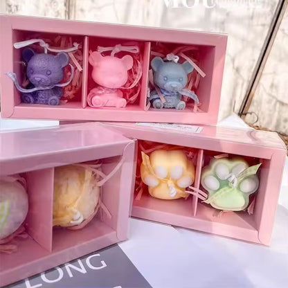 Aromatherapy Strawberry Candle Gift Box: Ideal birthday present, cute decor for girls, and perfect hand - gift for friends.
