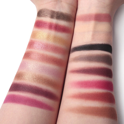 Ucanbe New 18 color rose gold eye shadow plate huda desert plate mashed potatoes Mermaid Ji Jin eye shadow makeup