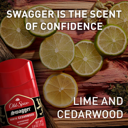Old Spice Red Zone Men's Invisible Solid Anti-Perspirant Deodorant Swagger 3.4oz